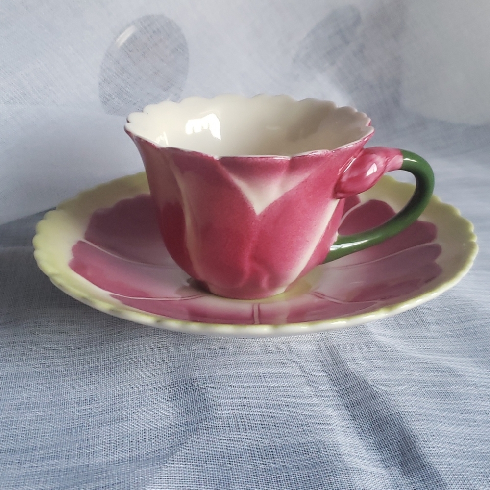 Laura Ashley Flower Tea Cup & Saucer